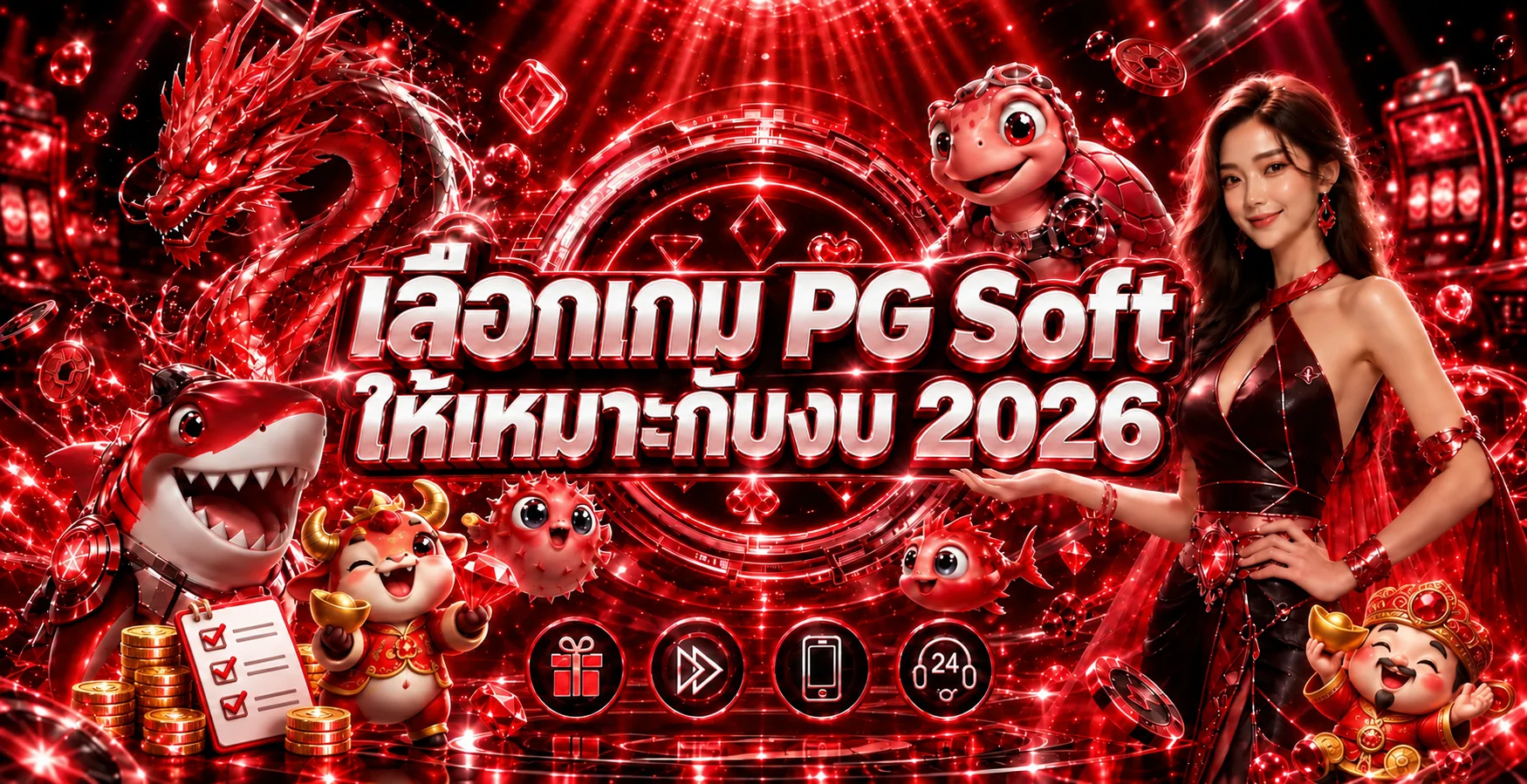 PGEVO888 เลือกเกม PG Soft ตามงบ 2026